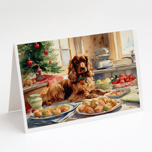 Buy this Cocker Spaniel Christmas Cookies Greeting Cards Pack of 8