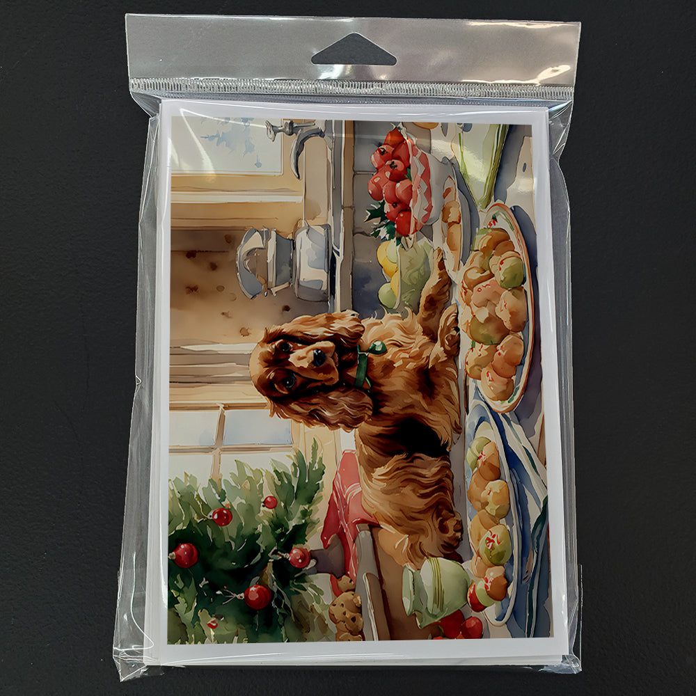 Cocker Spaniel Christmas Cookies Greeting Cards Pack of 8