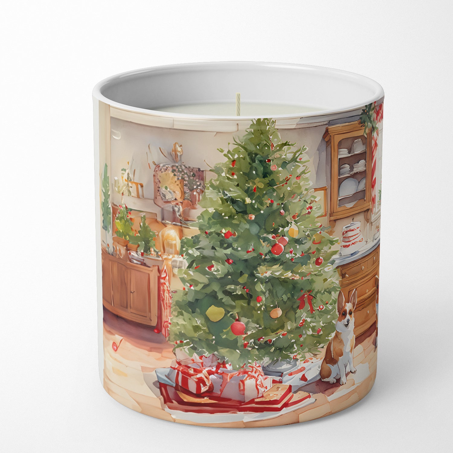 Buy this Corgi Christmas Cookies Decorative Soy Candle