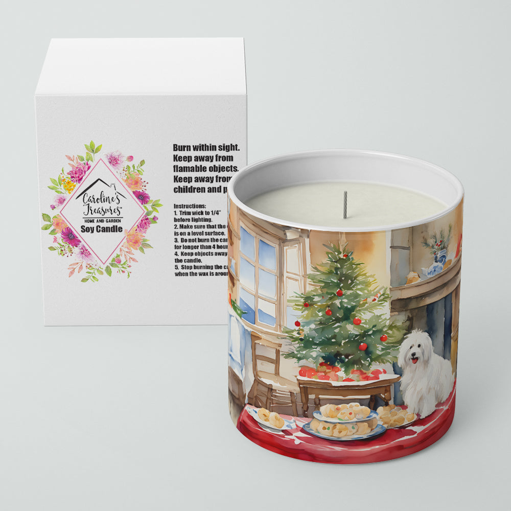 Coton De Tulear Christmas Cookies Decorative Soy Candle