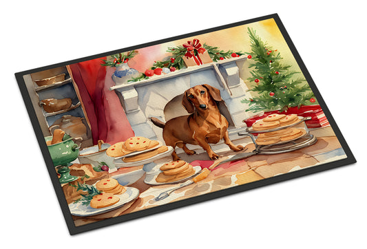 Buy this Dachshund Christmas Cookies Doormat