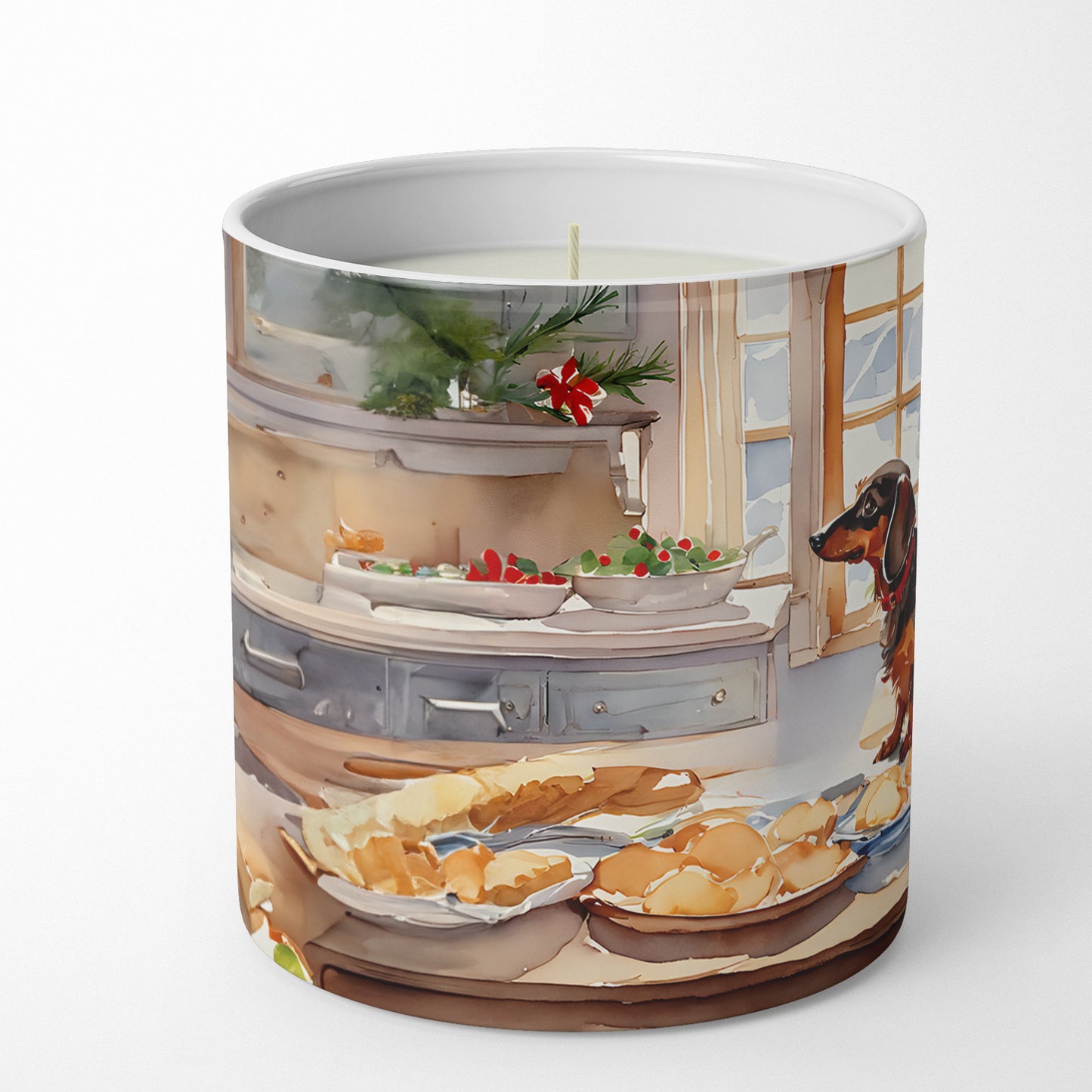 Buy this Dachshund Christmas Cookies Decorative Soy Candle