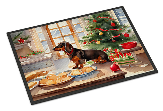 Buy this Dachshund Christmas Cookies Doormat