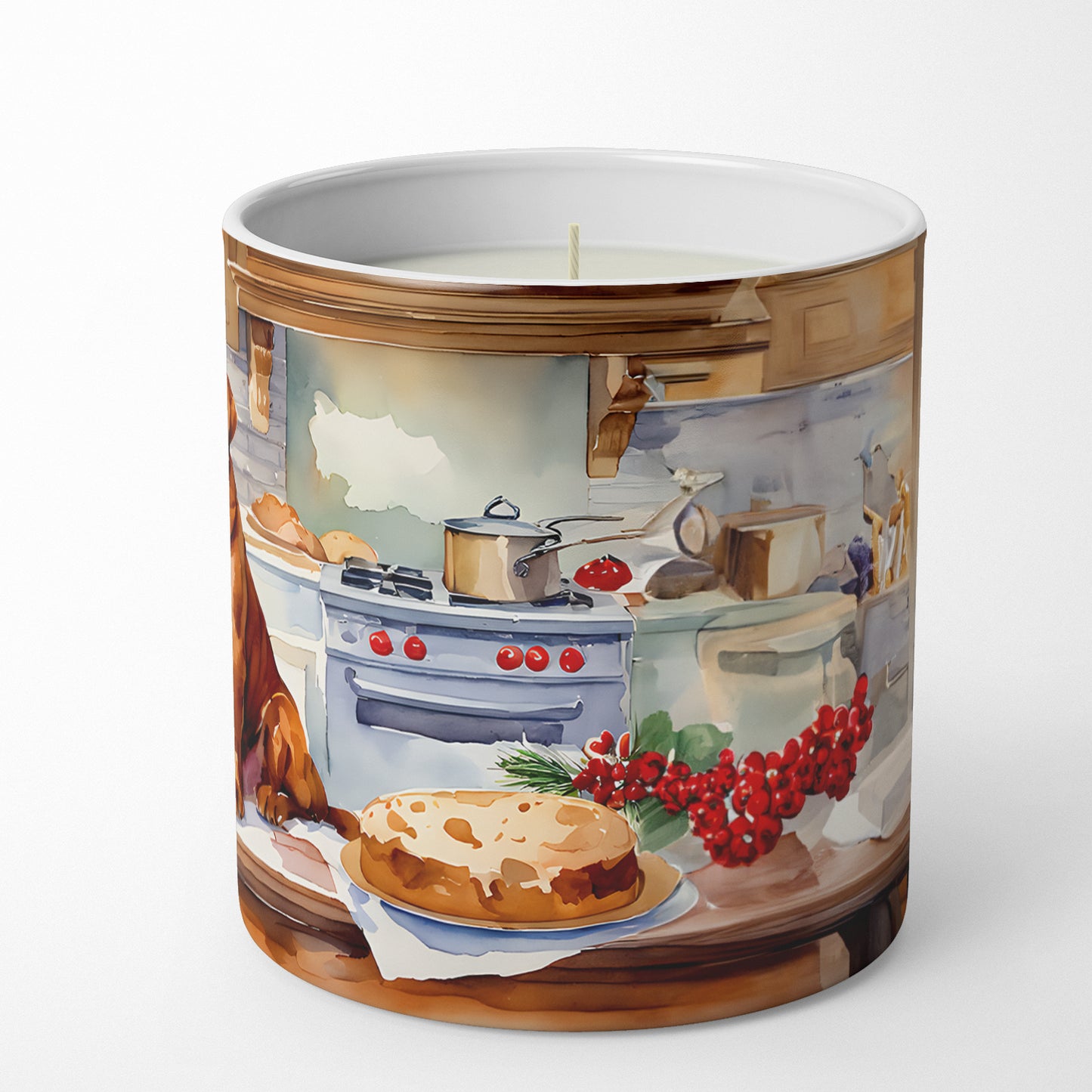 Dogue de Bordeaux Christmas Cookies Decorative Soy Candle