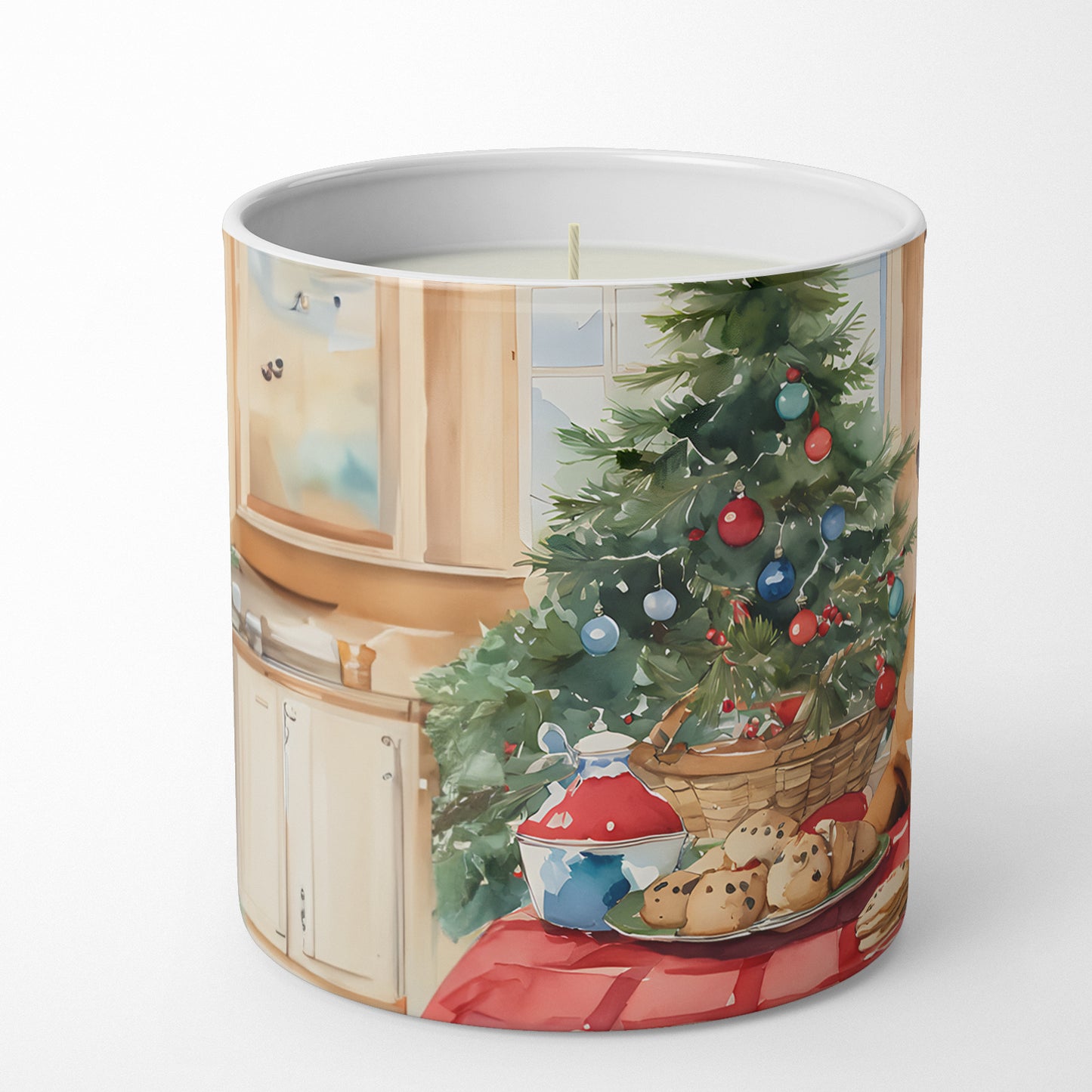 Buy this English Bulldog Christmas Cookies Decorative Soy Candle