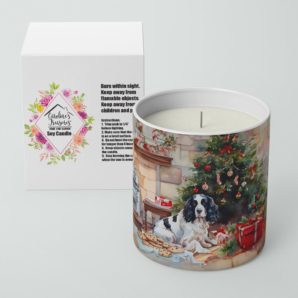 English Springer Spaniel Christmas Cookies Decorative Soy Candle