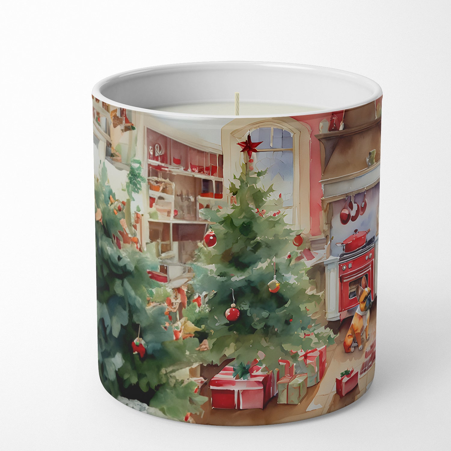 Buy this French Bulldog Christmas Cookies Decorative Soy Candle