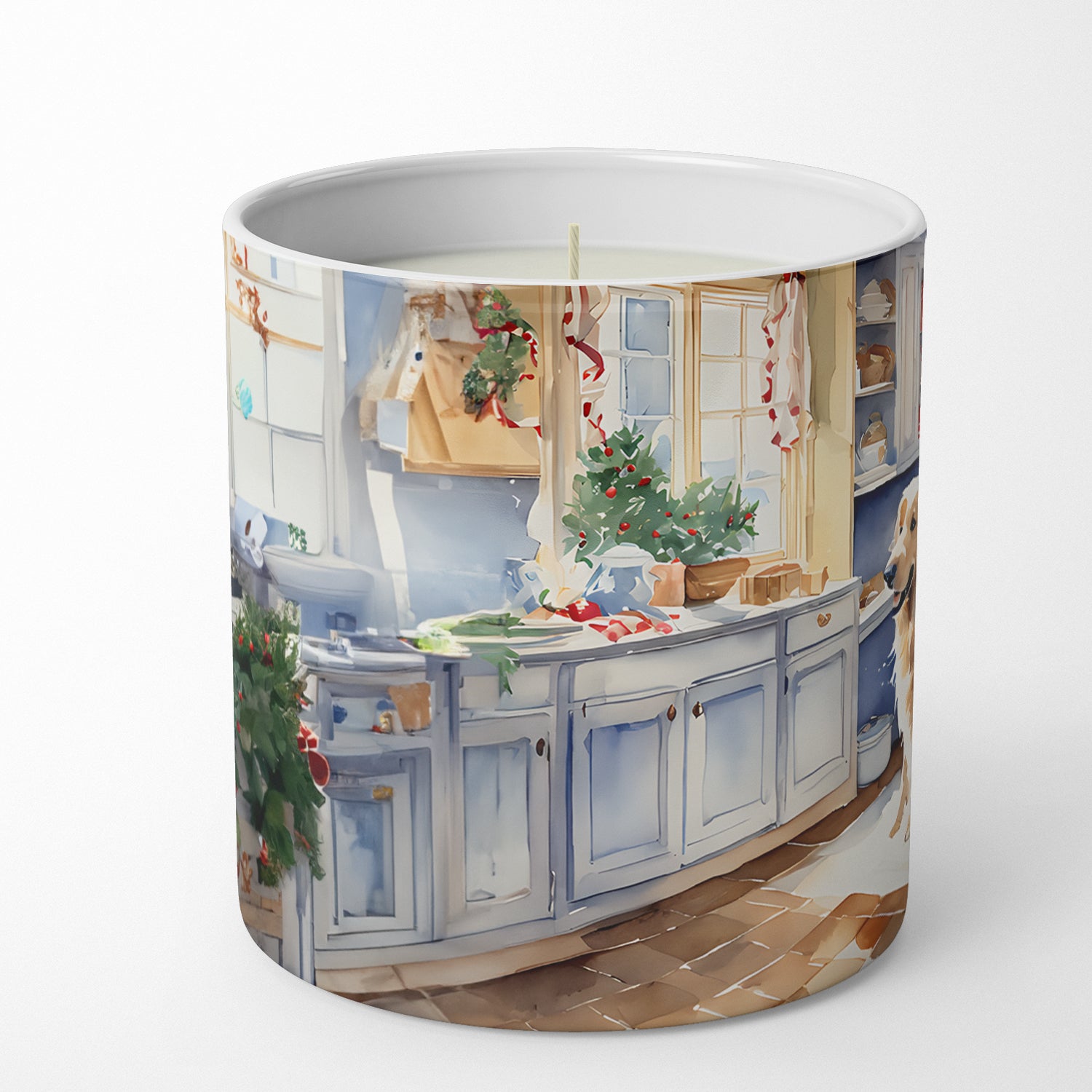 Buy this Golden Retriever Christmas Cookies Decorative Soy Candle