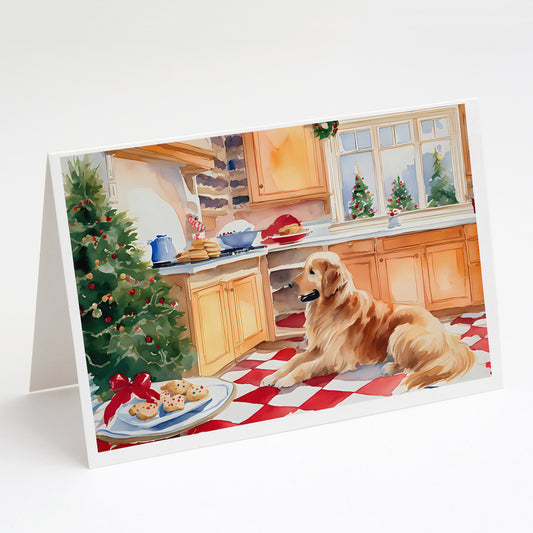 Buy this Golden Retriever Christmas Cookies Greeting Cards Pack of 8