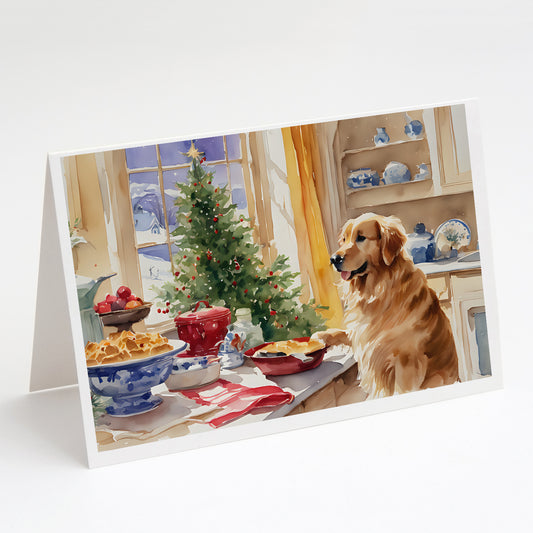 Buy this Golden Retriever Christmas Cookies Greeting Cards Pack of 8