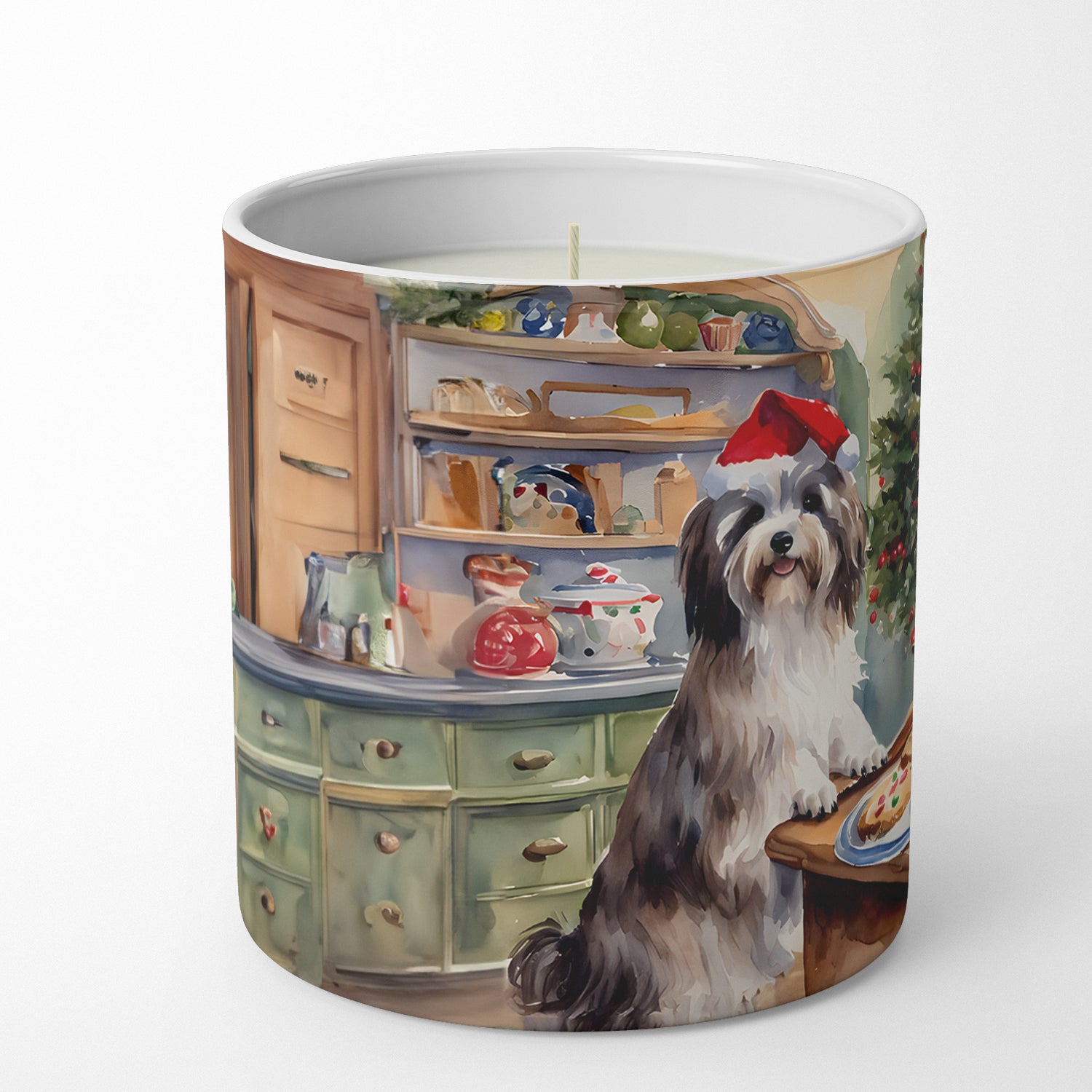Buy this Havanese Christmas Cookies Decorative Soy Candle