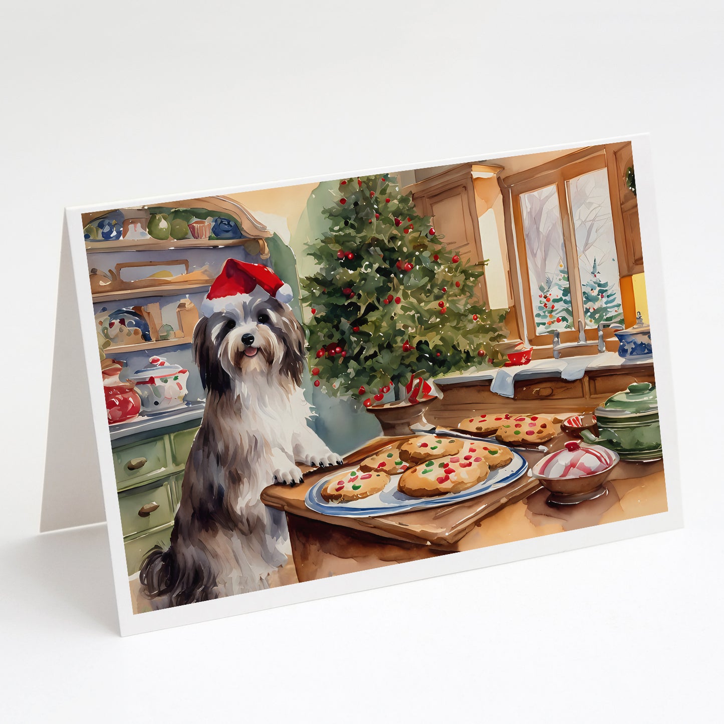 Buy this Havanese Christmas Cookies Greeting Cards Pack of 8