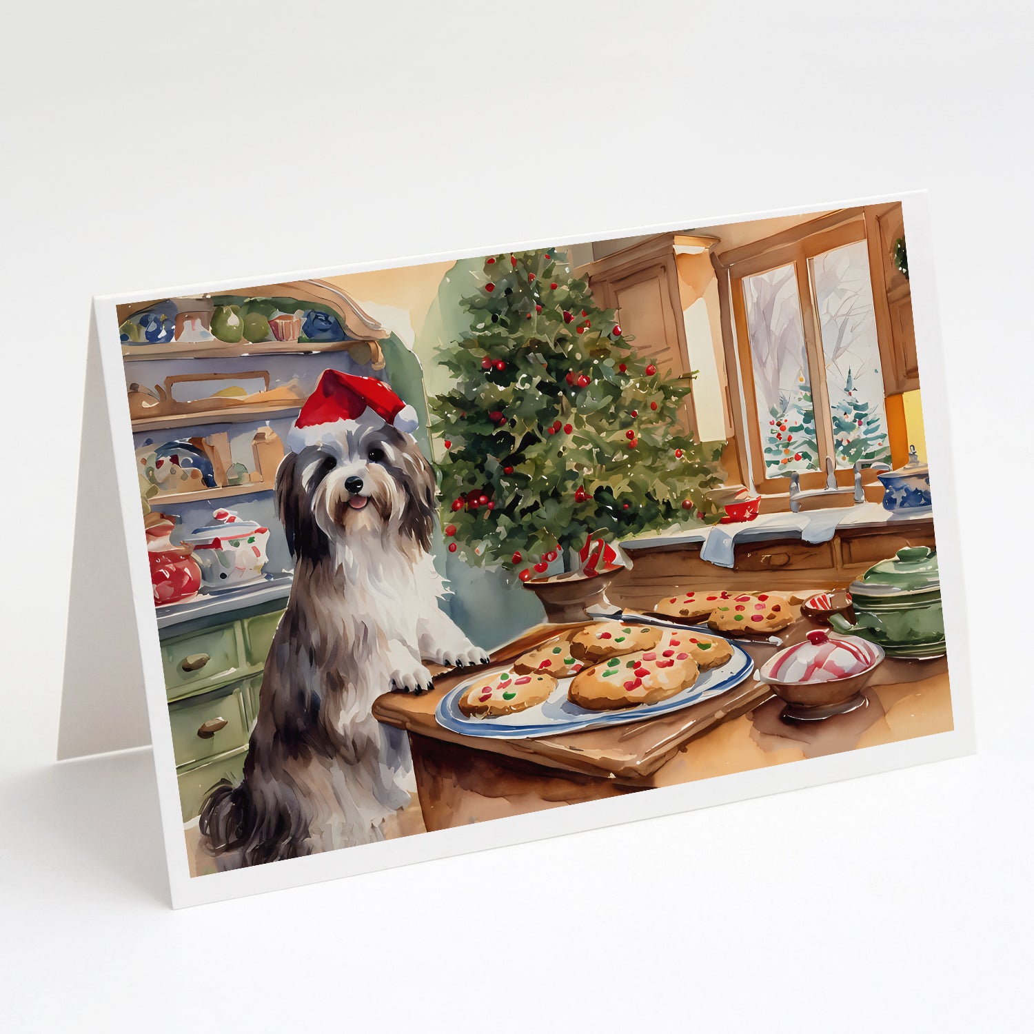 Buy this Havanese Christmas Cookies Greeting Cards Pack of 8