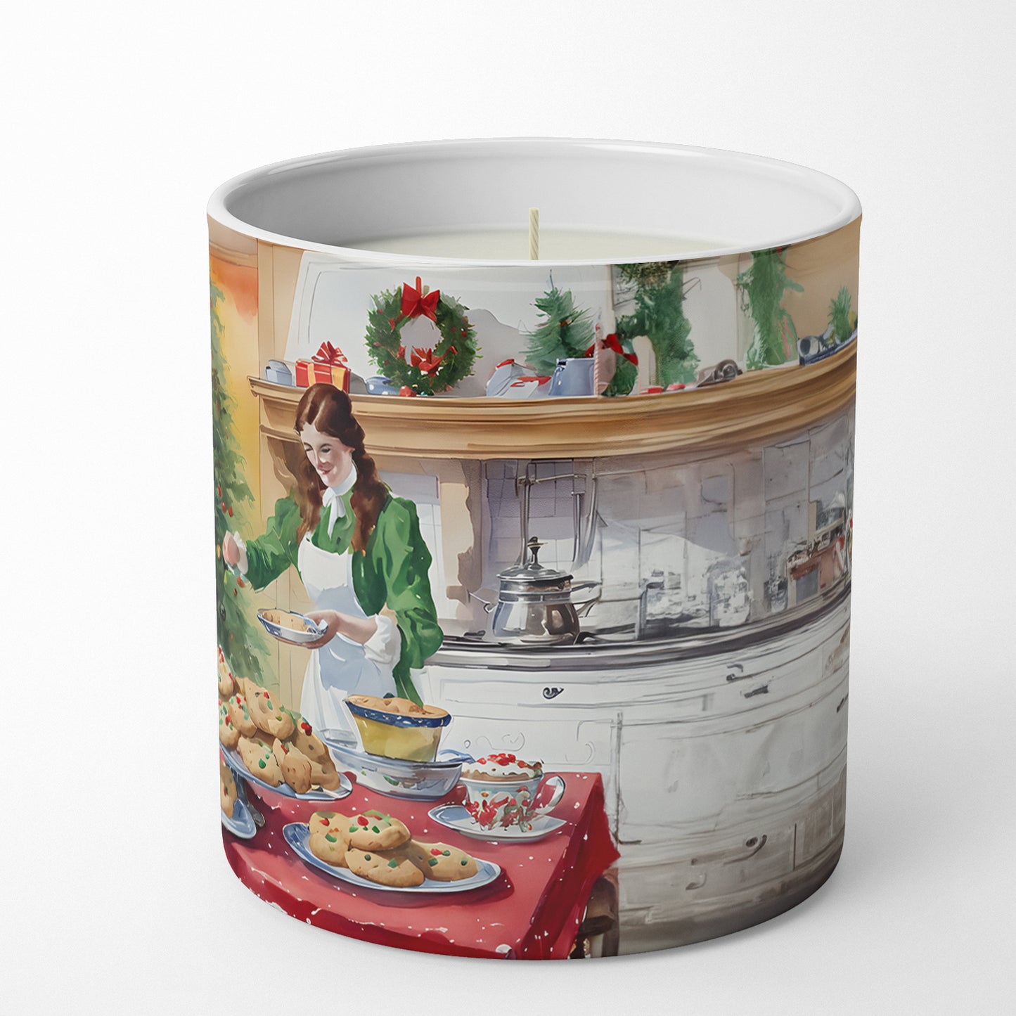 Irish Setter Christmas Cookies Decorative Soy Candle