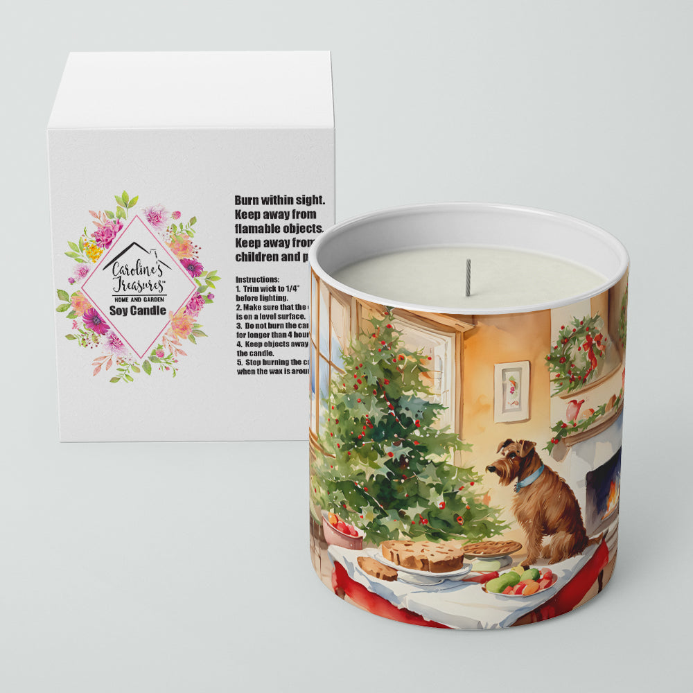 Irish Terrier Christmas Cookies Decorative Soy Candle
