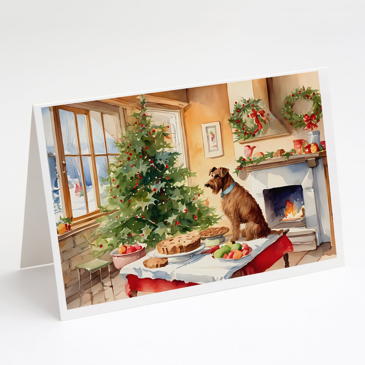 Buy this Irish Terrier Christmas Cookies Greeting Cards Pack of 8