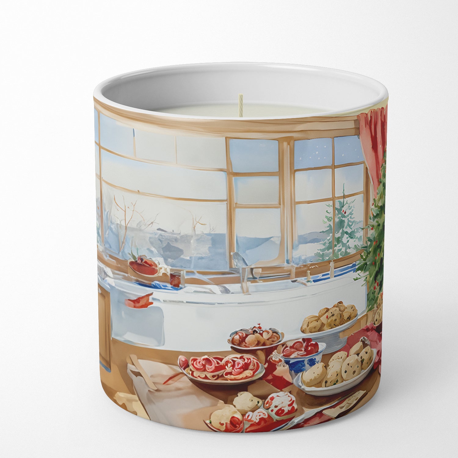 Buy this Irish Water Spaniel Christmas Cookies Decorative Soy Candle