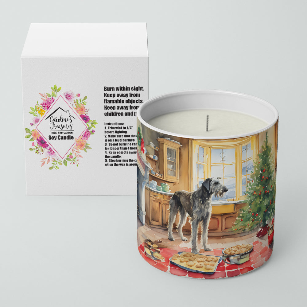 Irish Wolfhound Christmas Cookies Decorative Soy Candle