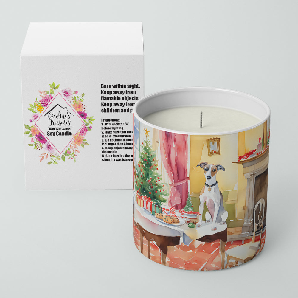 Italian Greyhound Christmas Cookies Decorative Soy Candle