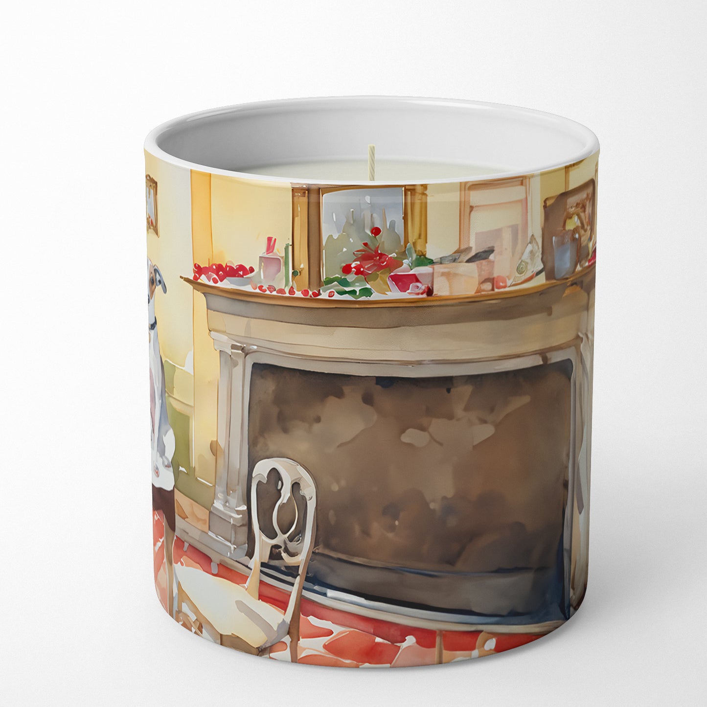 Italian Greyhound Christmas Cookies Decorative Soy Candle