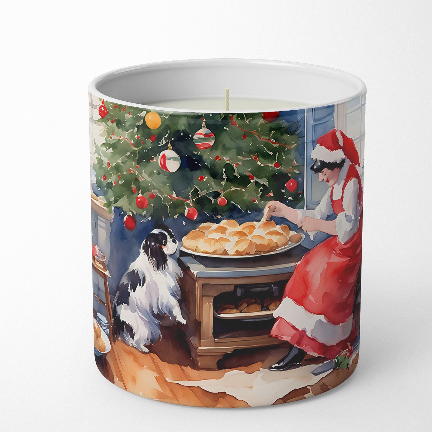 Japanese Chin Christmas Cookies Decorative Soy Candle