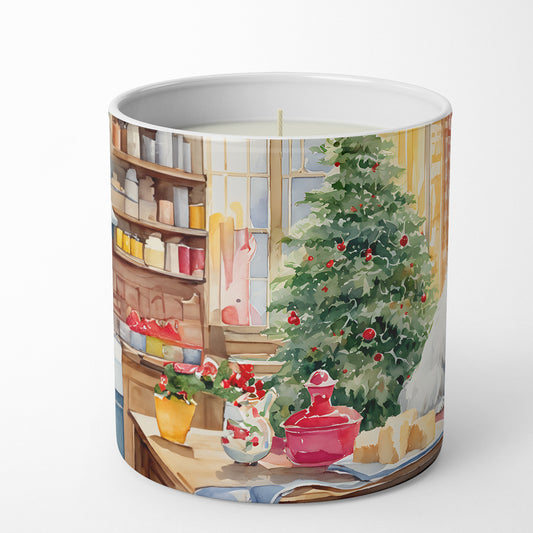Buy this Japanese Spitz Christmas Cookies Decorative Soy Candle