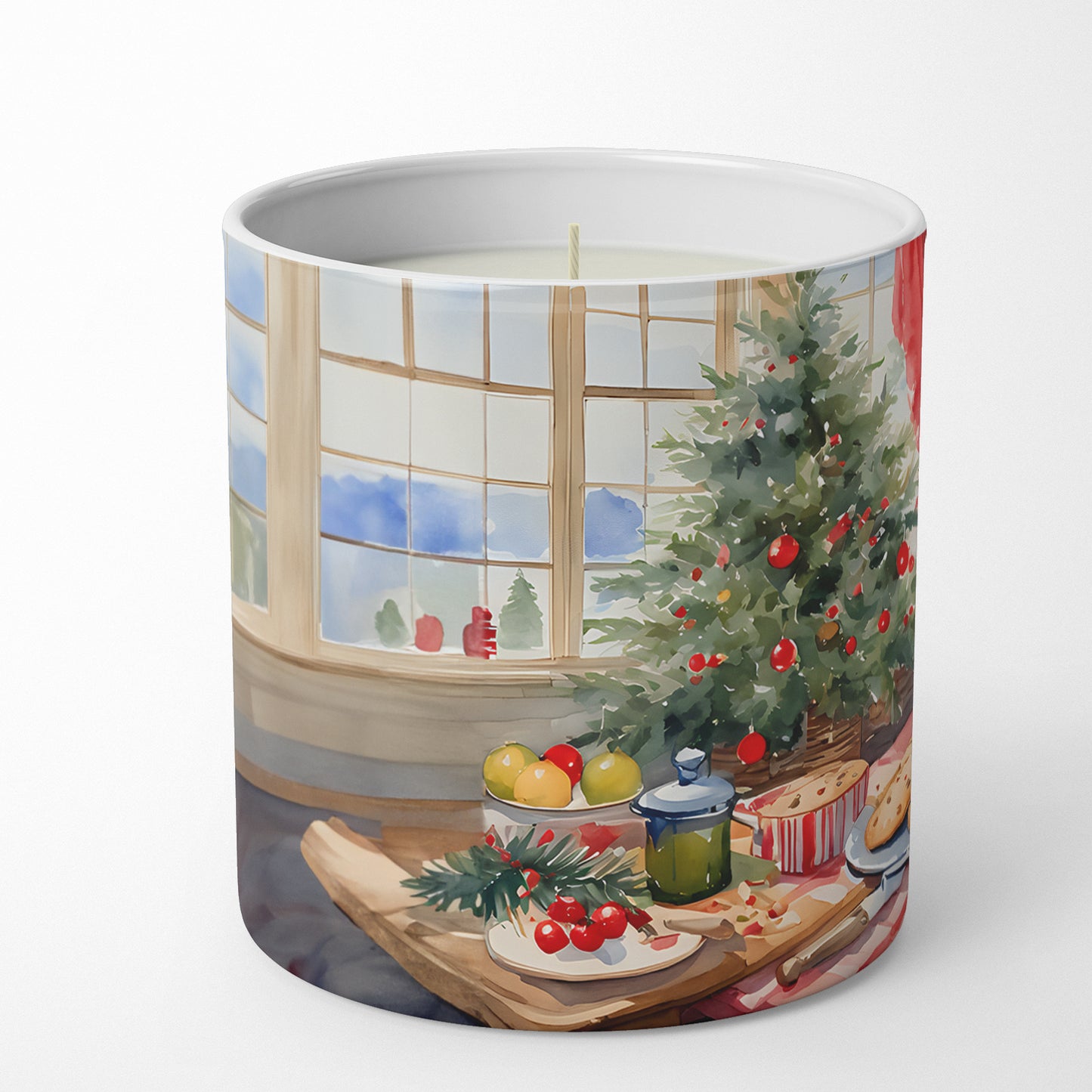 Buy this Keeshond Christmas Cookies Decorative Soy Candle