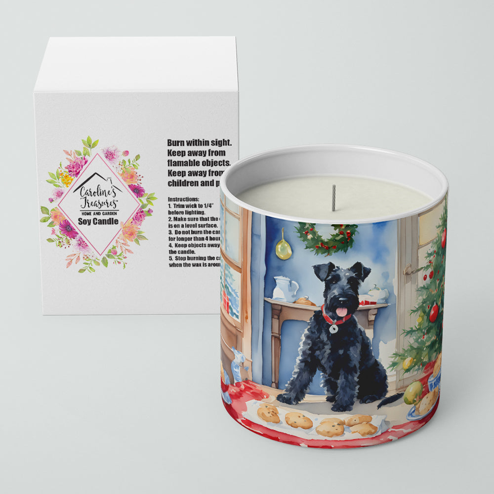 Kerry Blue Terrier Christmas Cookies Decorative Soy Candle
