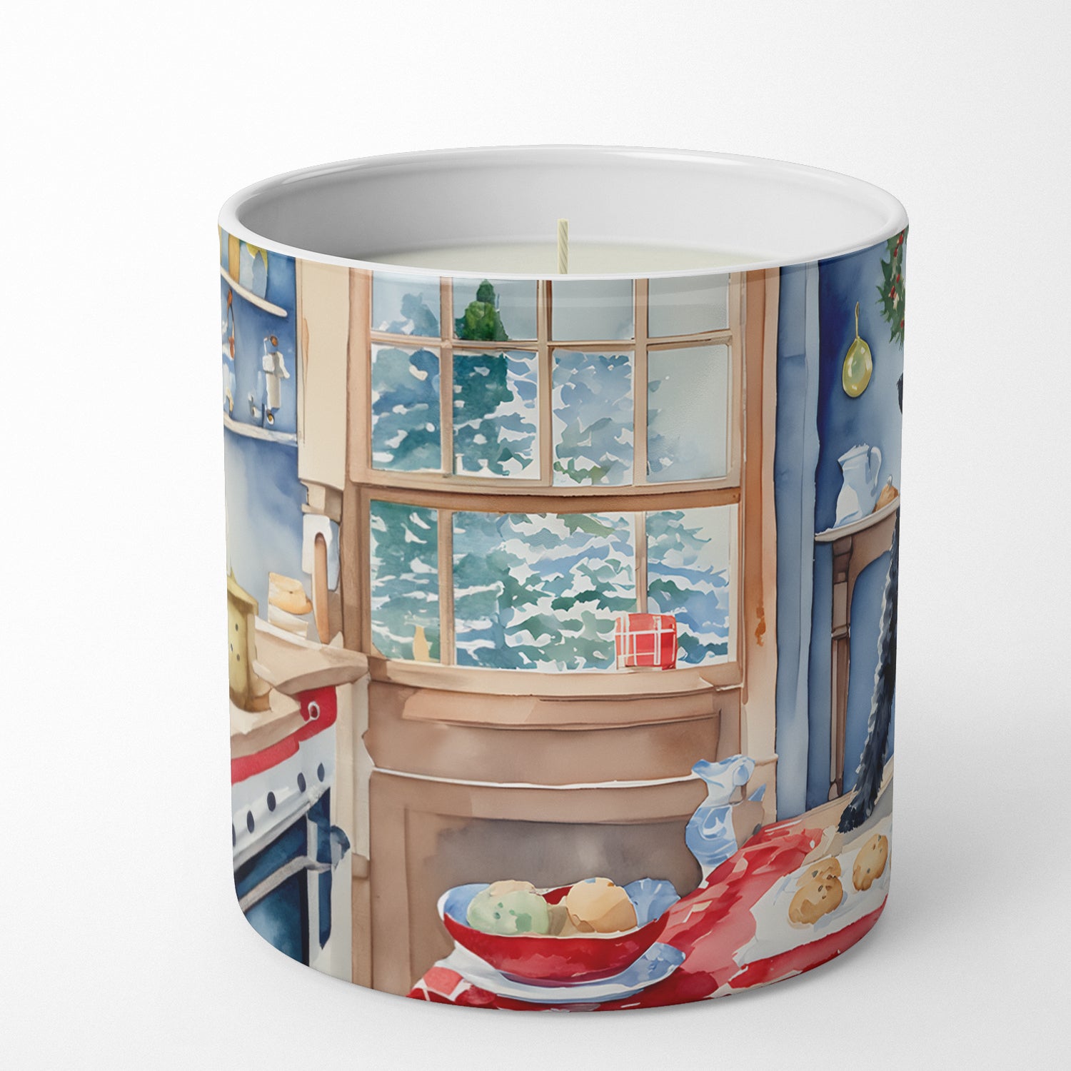 Buy this Kerry Blue Terrier Christmas Cookies Decorative Soy Candle