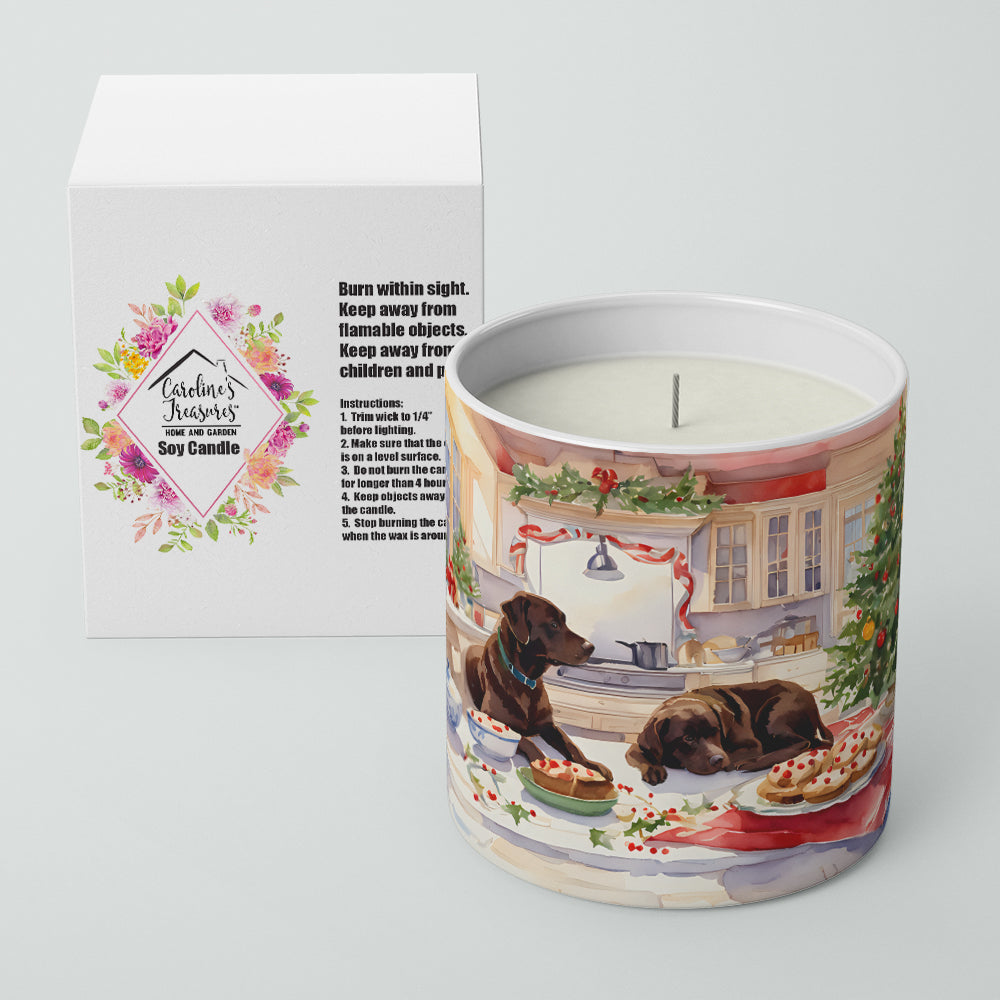 Labrador Retriever Christmas Cookies Decorative Soy Candle