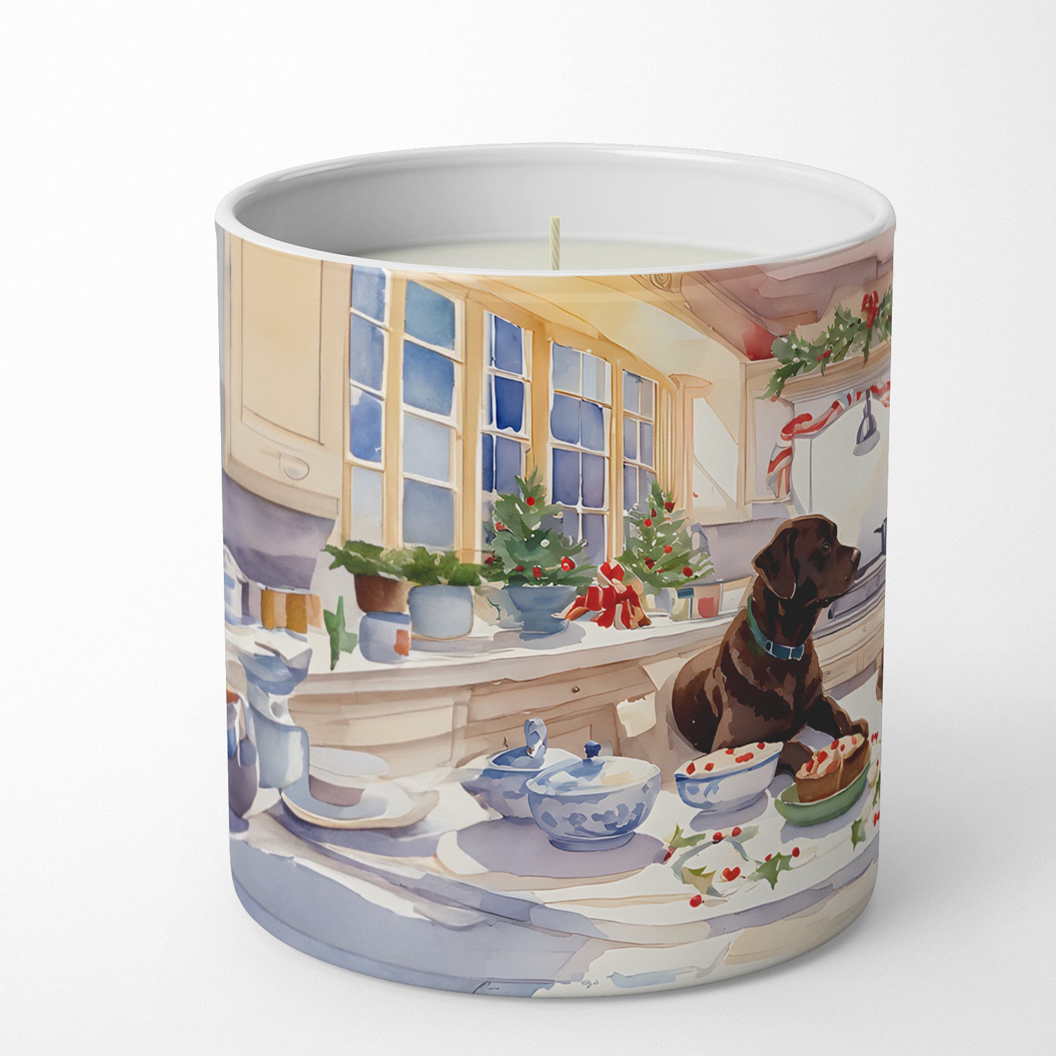Buy this Labrador Retriever Christmas Cookies Decorative Soy Candle