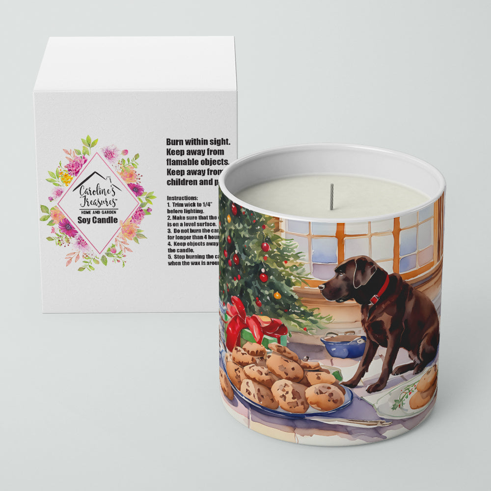 Labrador Retriever Christmas Cookies Decorative Soy Candle