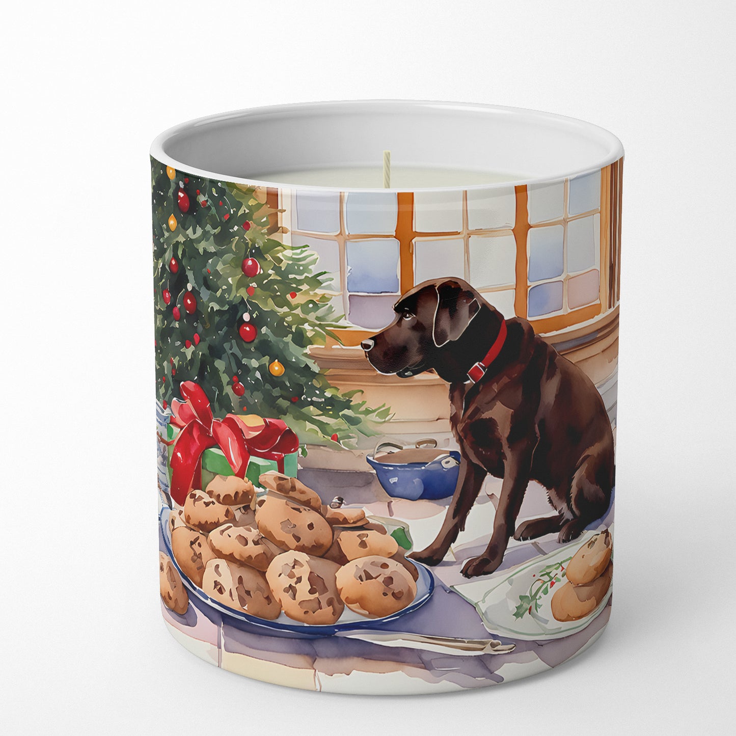 Labrador Retriever Christmas Cookies Decorative Soy Candle