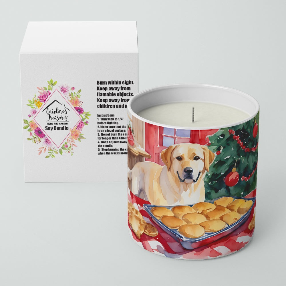 Labrador Retriever Christmas Cookies Decorative Soy Candle