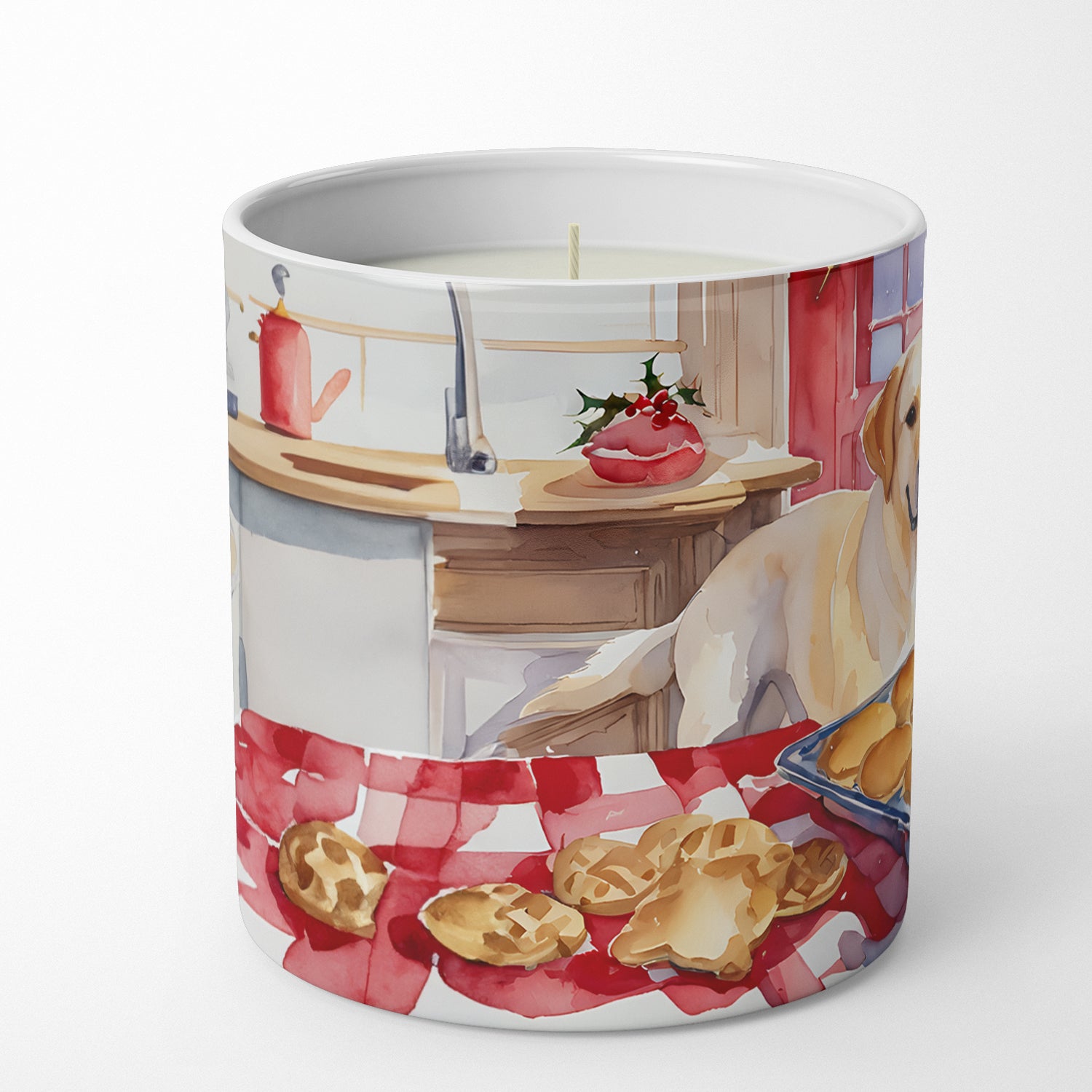 Buy this Labrador Retriever Christmas Cookies Decorative Soy Candle