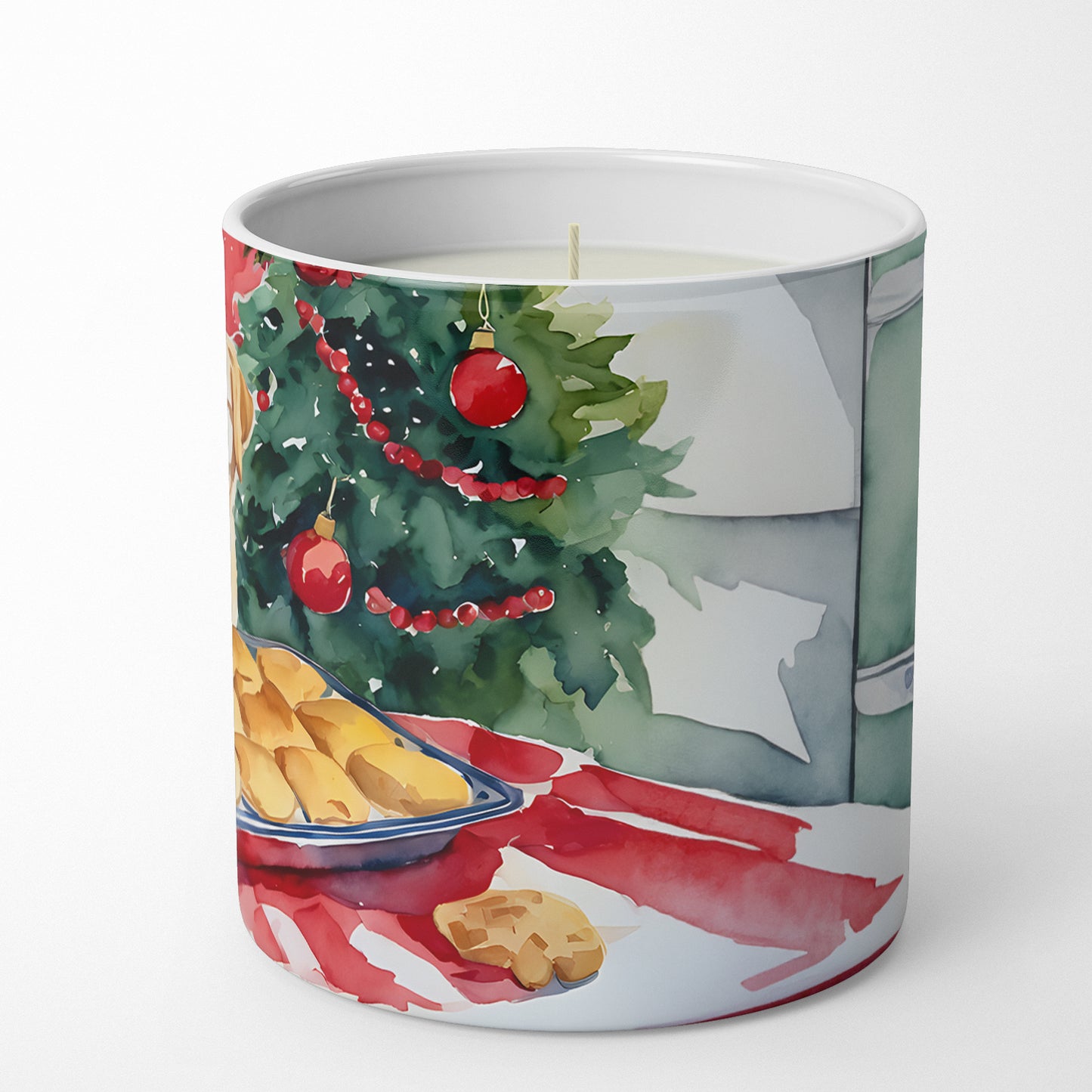 Labrador Retriever Christmas Cookies Decorative Soy Candle
