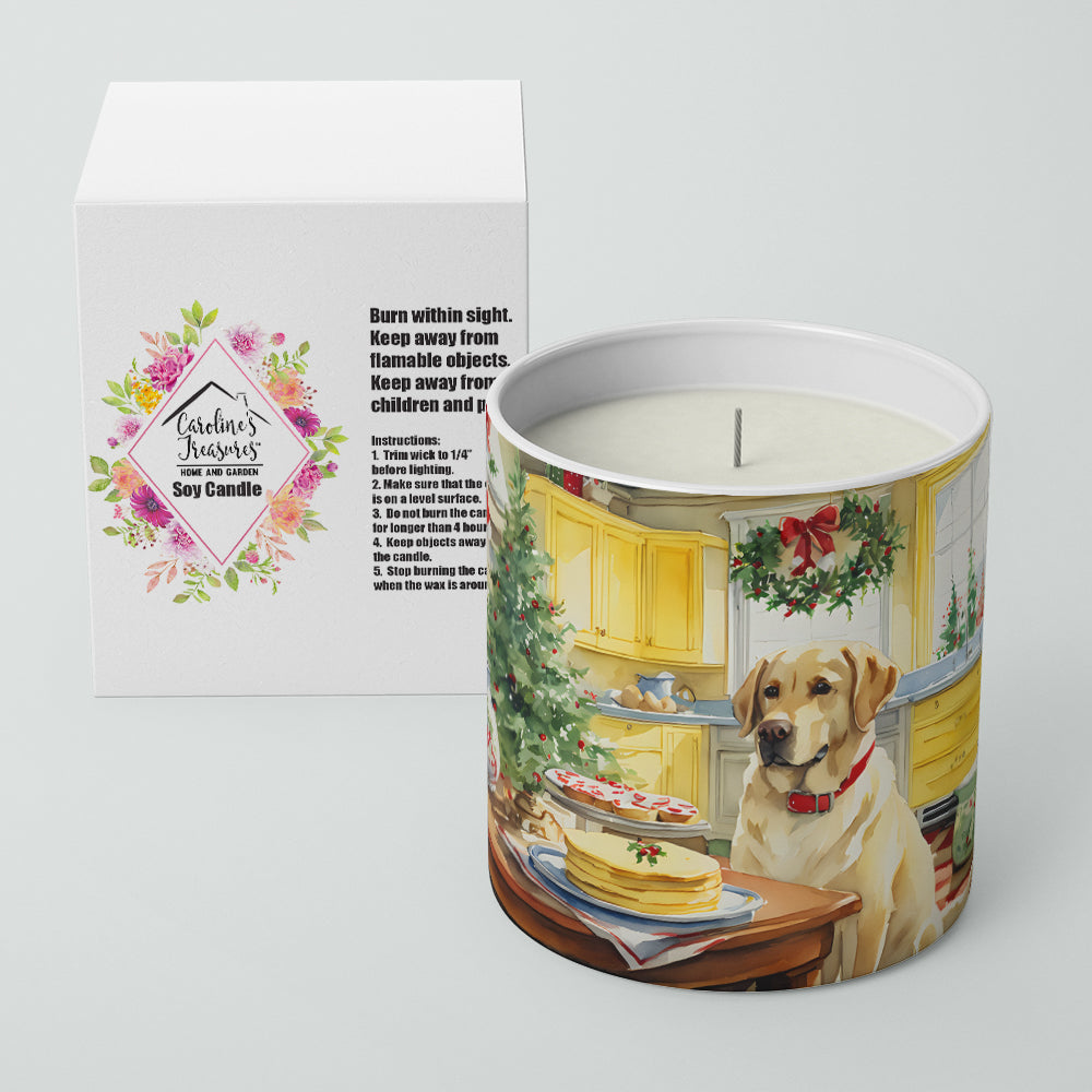 Labrador Retriever Christmas Cookies Decorative Soy Candle