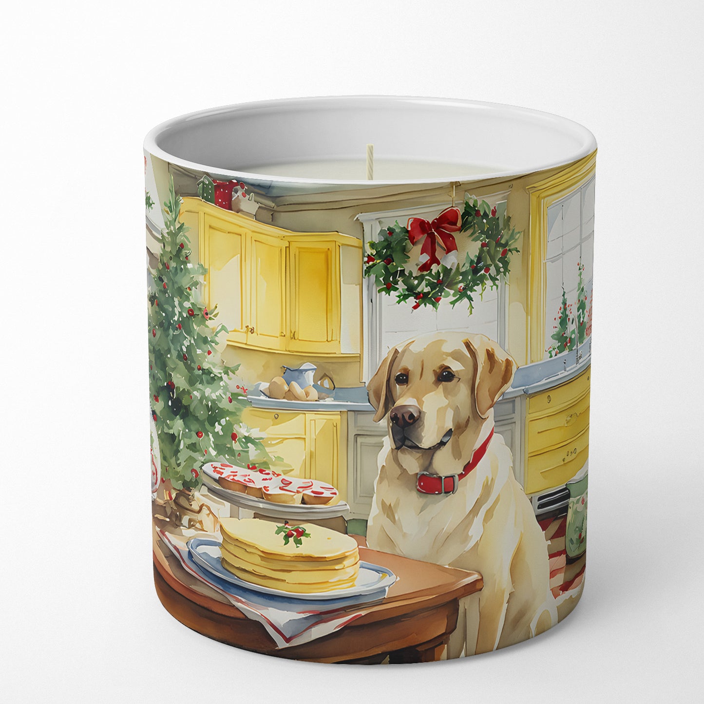 Labrador Retriever Christmas Cookies Decorative Soy Candle