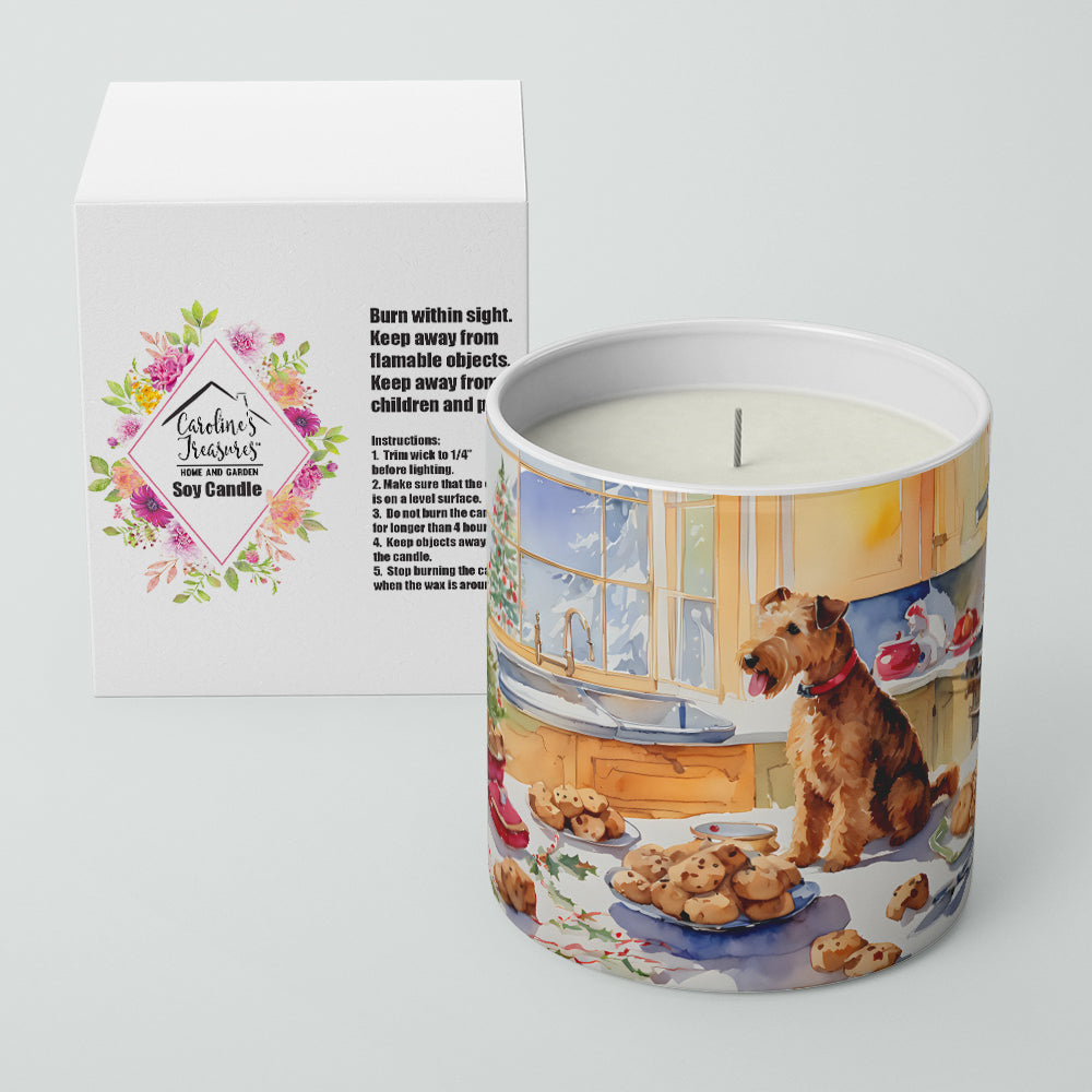 Lakeland Terrier Christmas Cookies Decorative Soy Candle