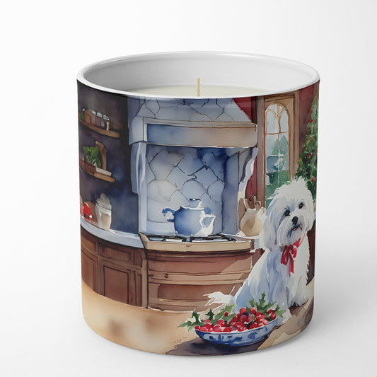 Buy this Maltese Christmas Cookies Decorative Soy Candle