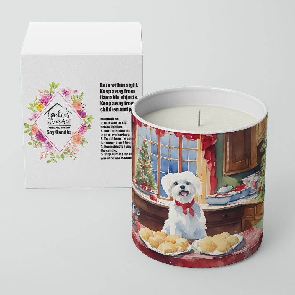Maltese Christmas Cookies Decorative Soy Candle