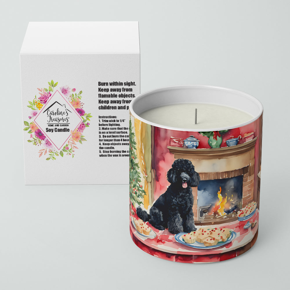 Poodle Christmas Cookies Decorative Soy Candle