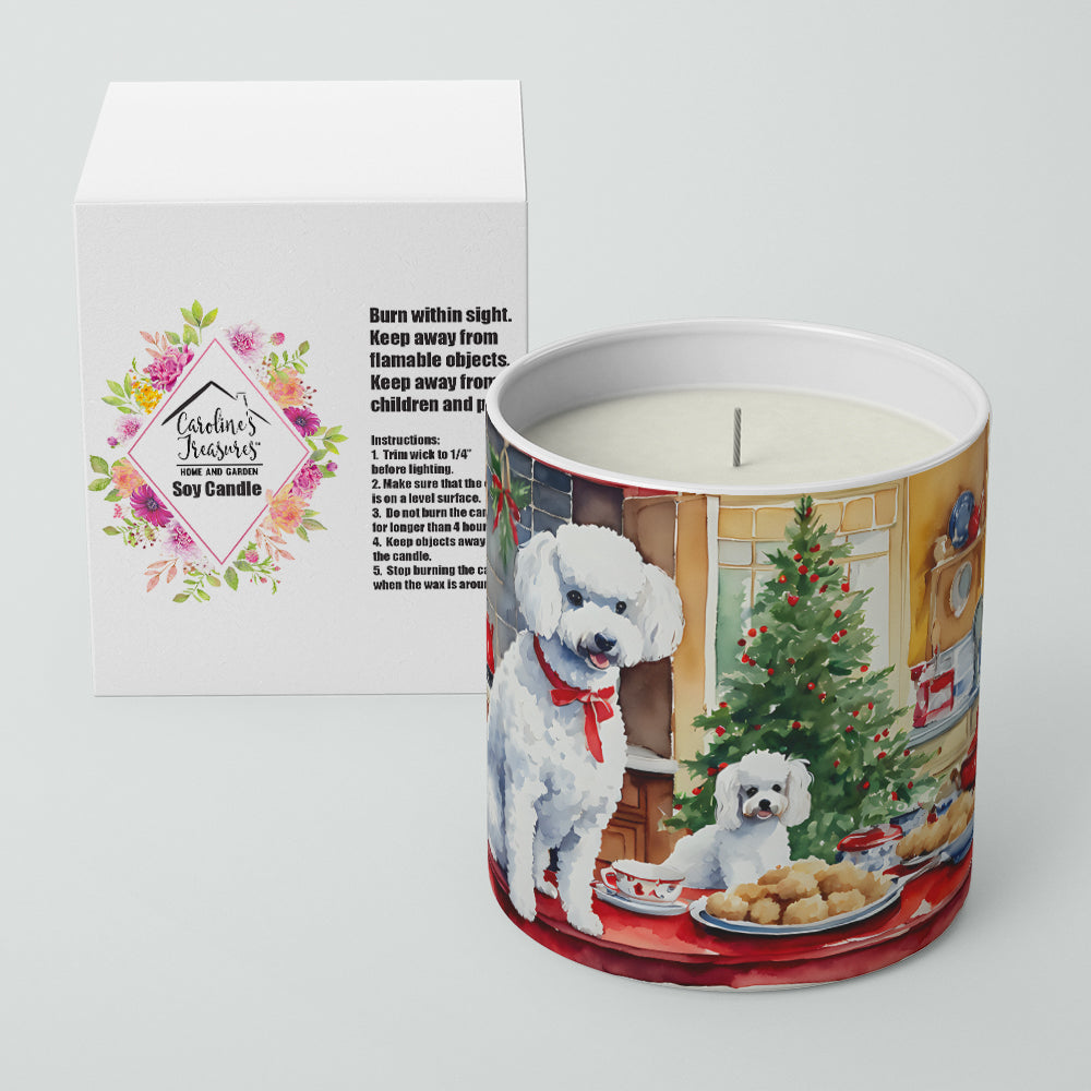 Poodle Christmas Cookies Decorative Soy Candle