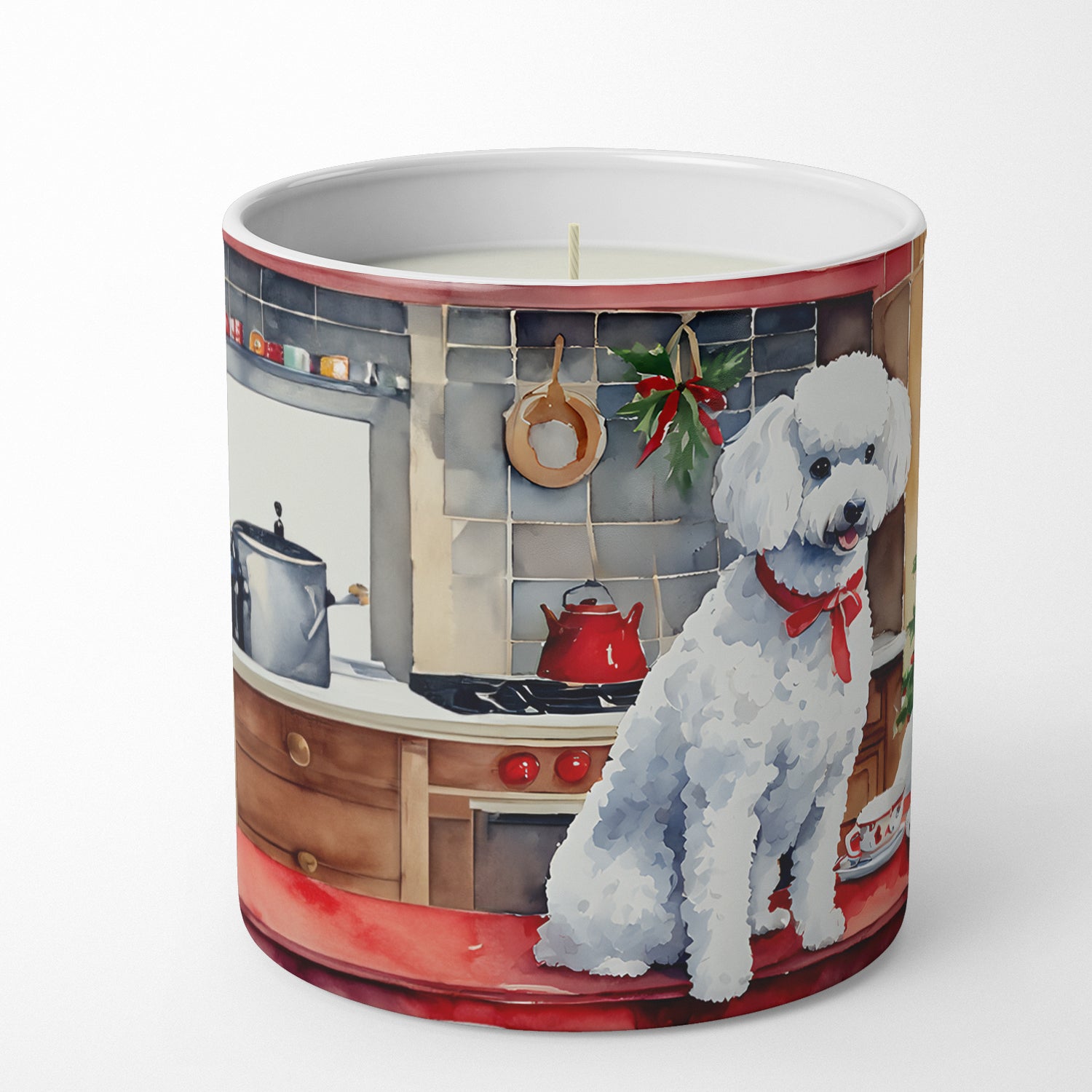 Buy this Poodle Christmas Cookies Decorative Soy Candle