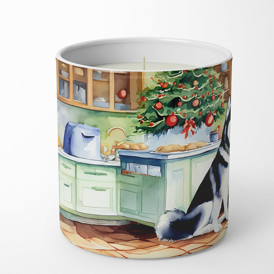 Buy this Siberian Husky Christmas Cookies Decorative Soy Candle