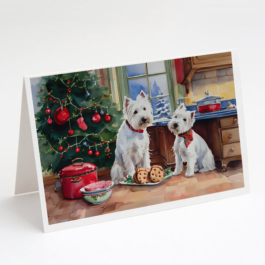 Buy this Westie Christmas Cookies Greeting Cards Pack of 8