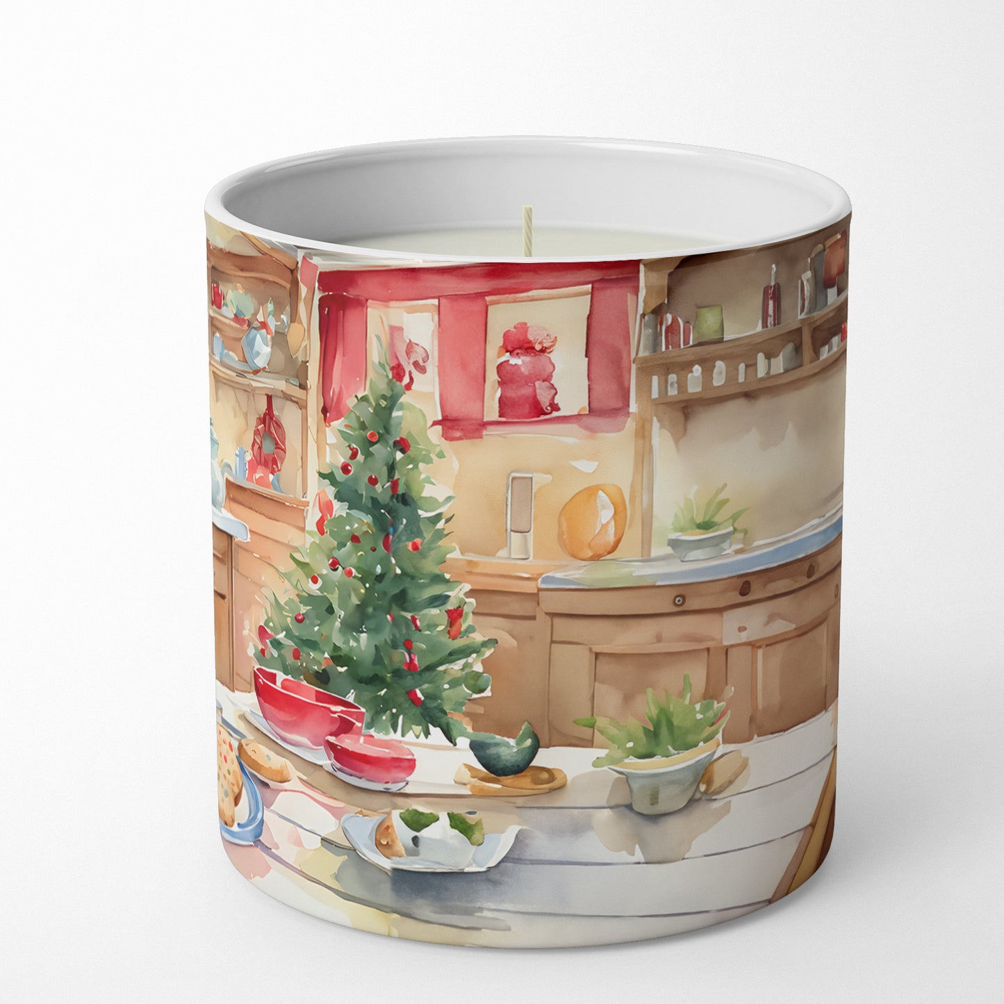 Yorkshire Terrier Yorkie Christmas Cookies Decorative Soy Candle