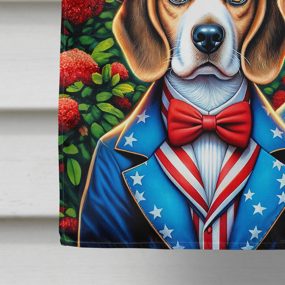 All American Beagle House Flag