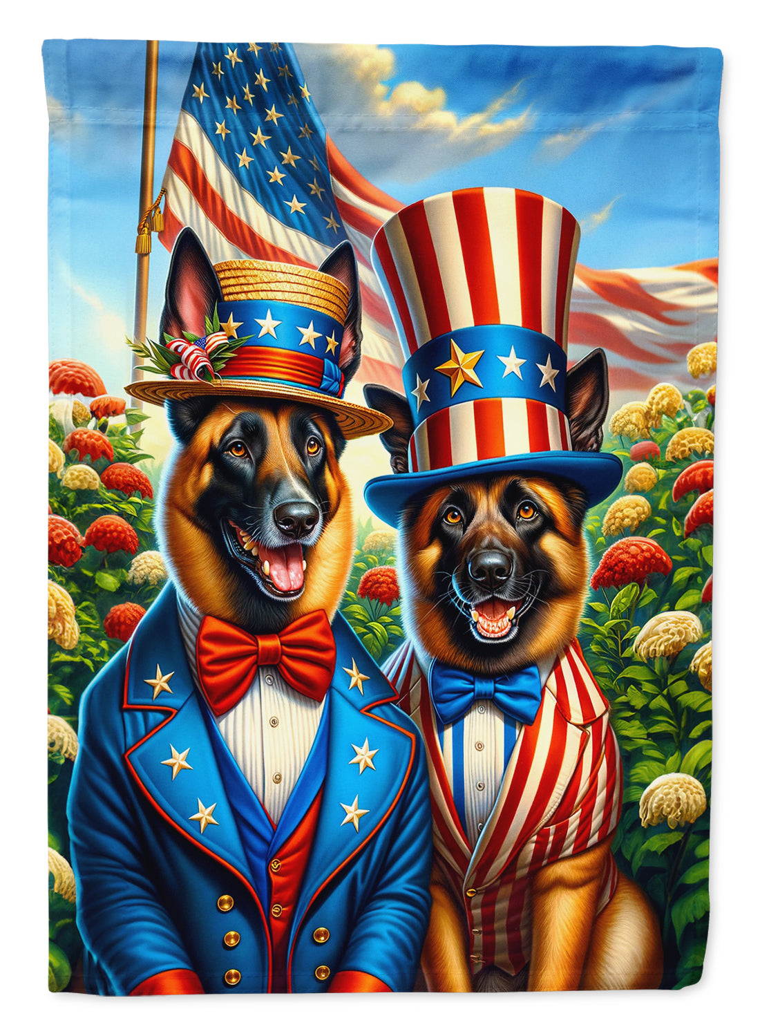 Buy this All American Belgian Malinois Garden Flag