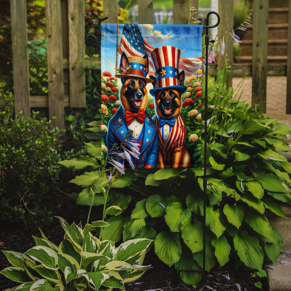 All American Belgian Malinois Garden Flag